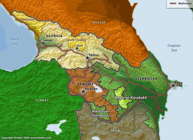 Турция армения граница карта